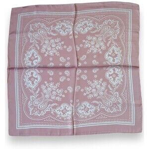Elegant Pink Paisley Scarf